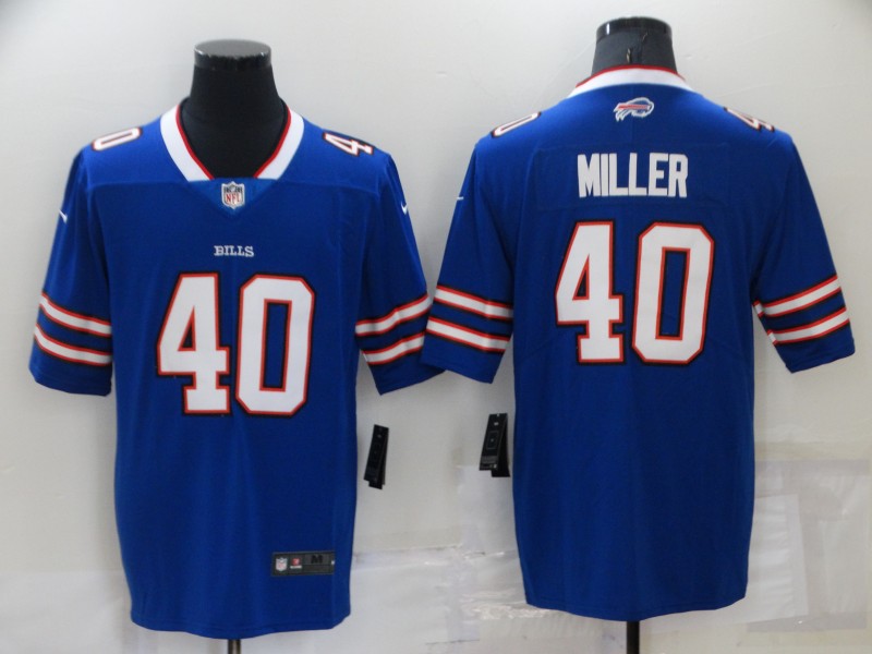Men's Buffalo Bills Von Miller #40 Blue Jersey